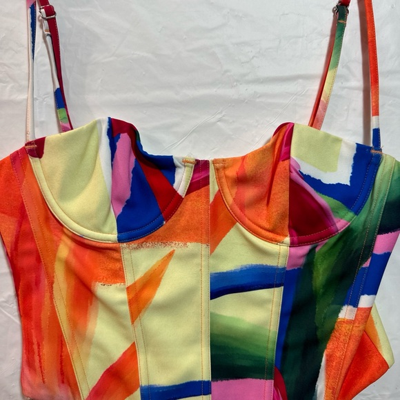 Colorful Abstract Two-Piece Set - Picture 2 of 5